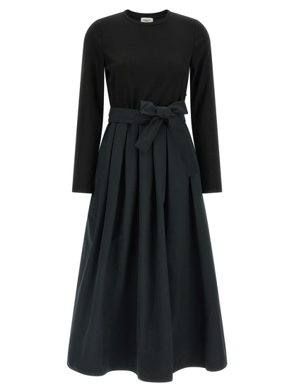 Max Mara Black Viscose Long Dress