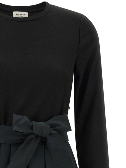Max Mara Black Viscose Long Dress
