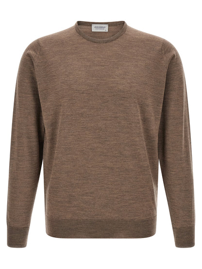JOHN SMEDLEY Beige Merino Wool Cardigan