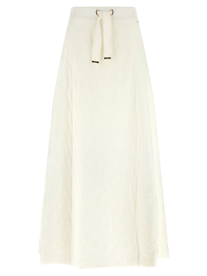 Herno White Polyamide Mini Skirt