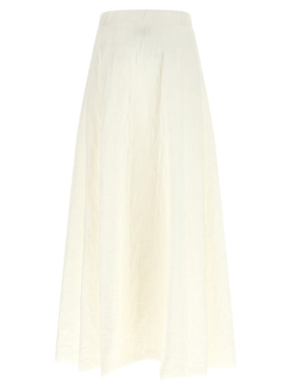 Herno White Polyamide Mini Skirt