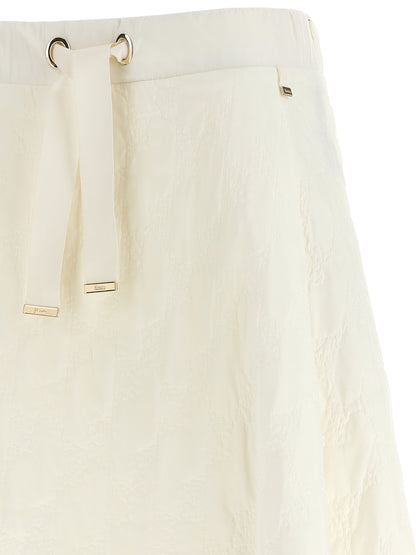 Herno White Polyamide Mini Skirt