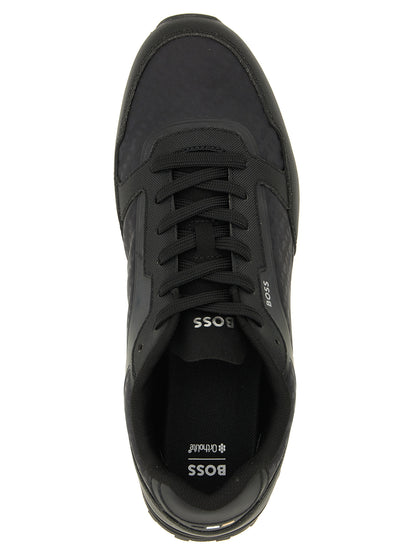 Hugo Boss Black Polyester Athletic Sneakers