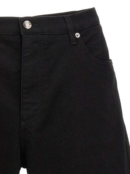 Dolce & Gabbana Black Cotton Bermuda Shorts