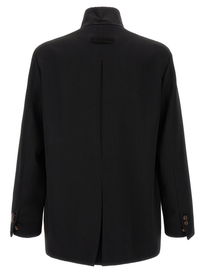 ZEGNA Black Wool Blazer