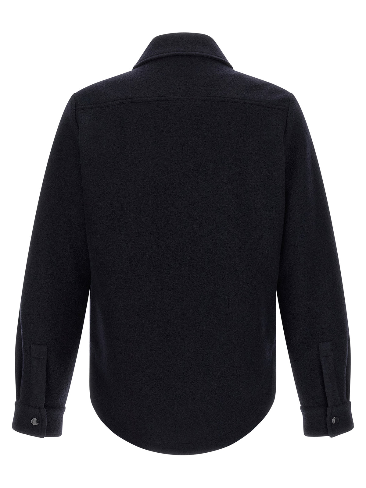 Moncler Blue Virgin Wool Blouse
