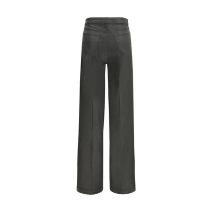 L'Agence Bicolor Cotton Flared Jeans