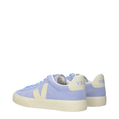 Veja Purple Leather Low Top Sneakers
