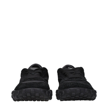 Jil Sander Black Fabric Sneakers