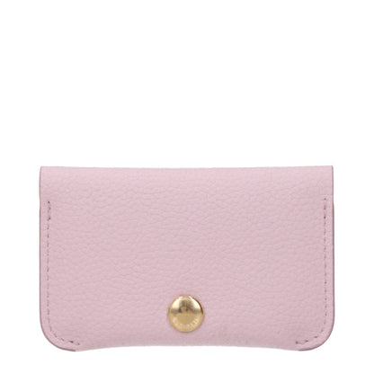 Burberry Pink Leather Cardholder