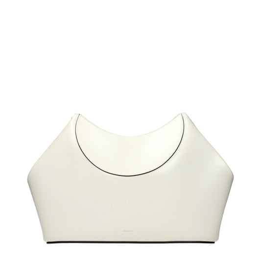 Clutch Handbag by Givenchy for women in leather beige features a architectural silhouette, showcasing a secure , ample , and versatile for a architectural finish.