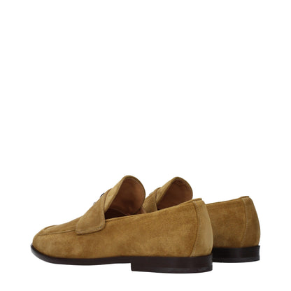 Jimmy Choo Brown Leather Slip-On Loafers