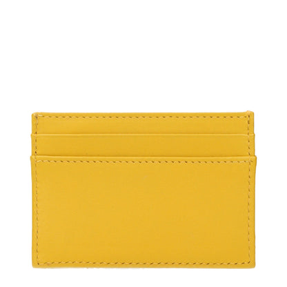 Versace Yellow Leather Cardholder