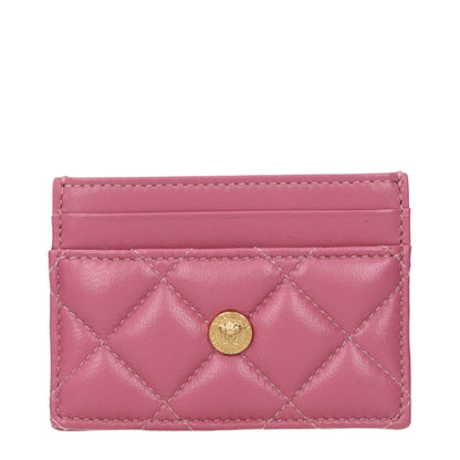 Versace Pink Leather Cardholder