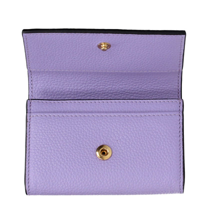 Versace Purple Leather Wallet