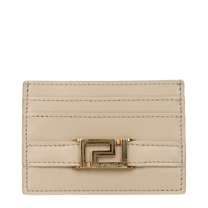 Versace Beige Leather Cardholder