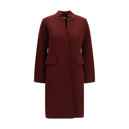 Ella Bordeaux Wool Oves Aries Coat