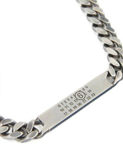 MM6 Maison Margiela Silver Brass Necklace