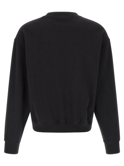 Palm Angels Black Cotton Sweatshirt