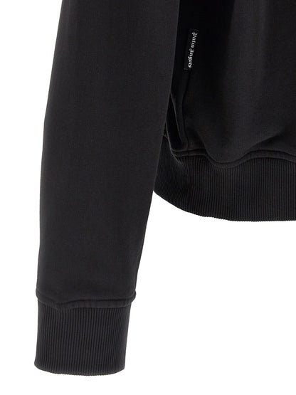 Palm Angels Black Cotton Sweatshirt
