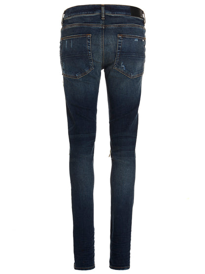Amiri Blue Cotton Skinny Jeans