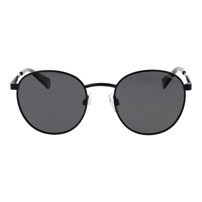 Polaroid Black Stainless Steel Sunglasses