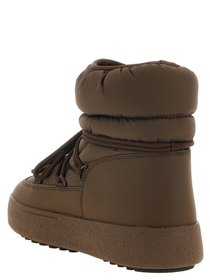 Moon Boot Brown Polyamide Flat Boots