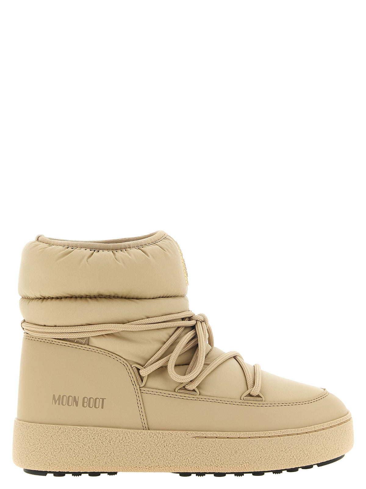 Moon Boot Beige Polyamide Flat Boots