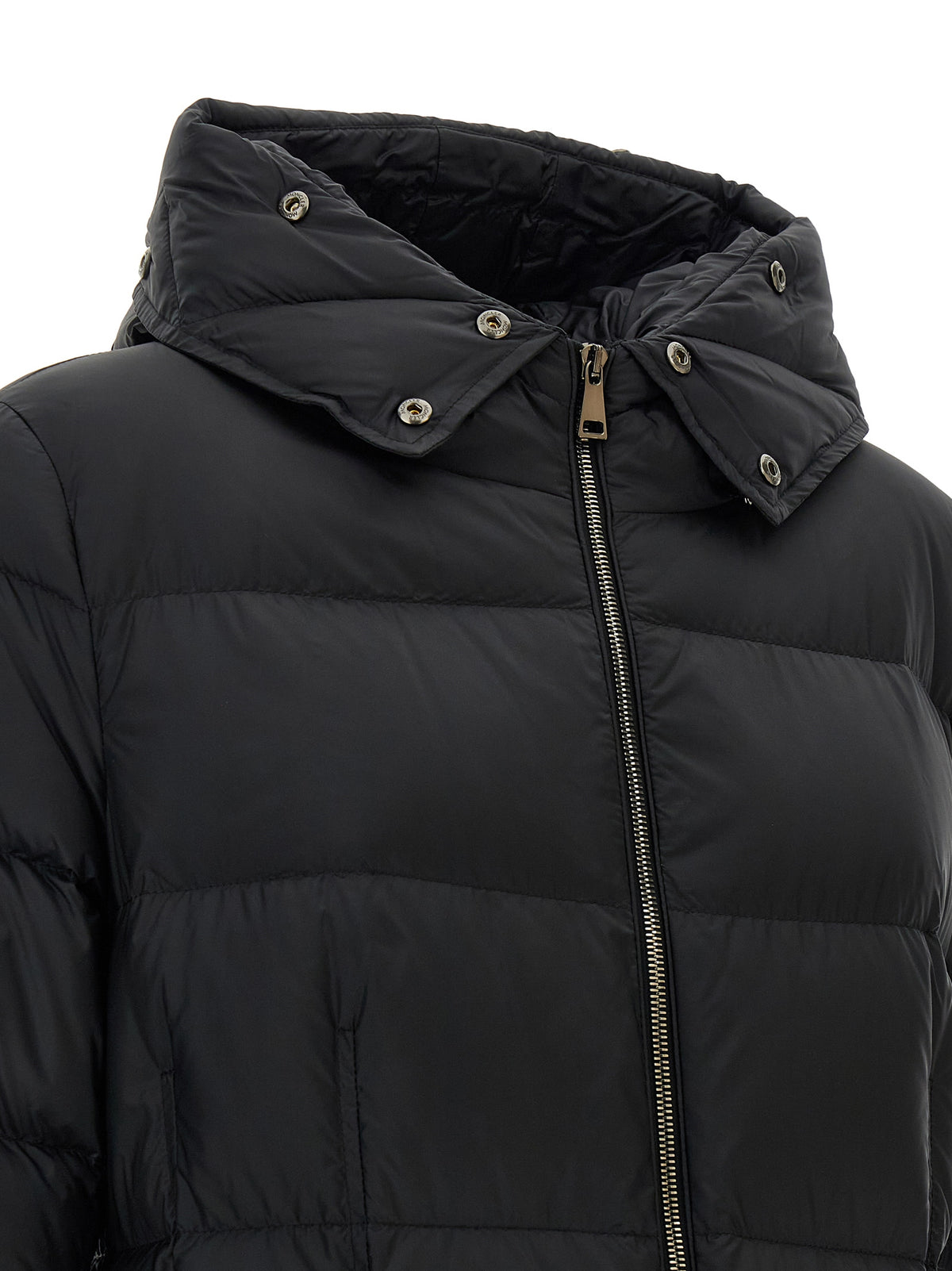 Moncler Black Polyamide Coat