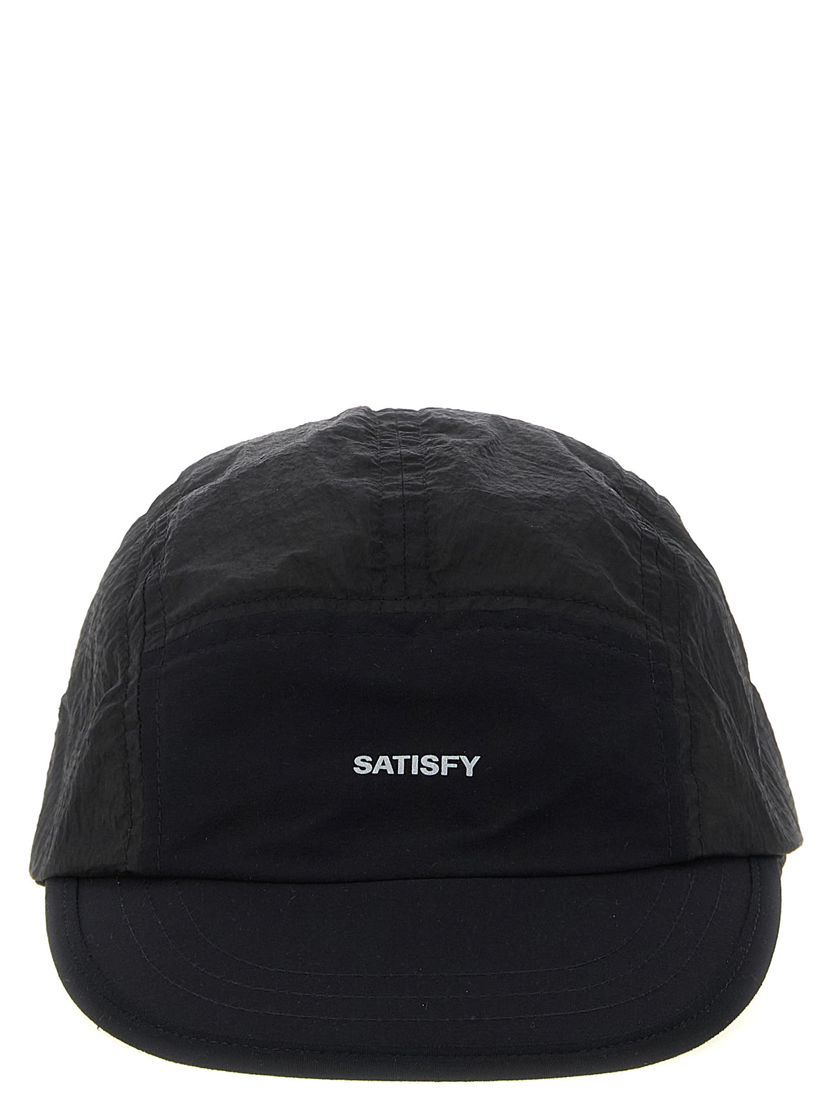 SATISFY Black Polyamide Cap (Baseball Hat)