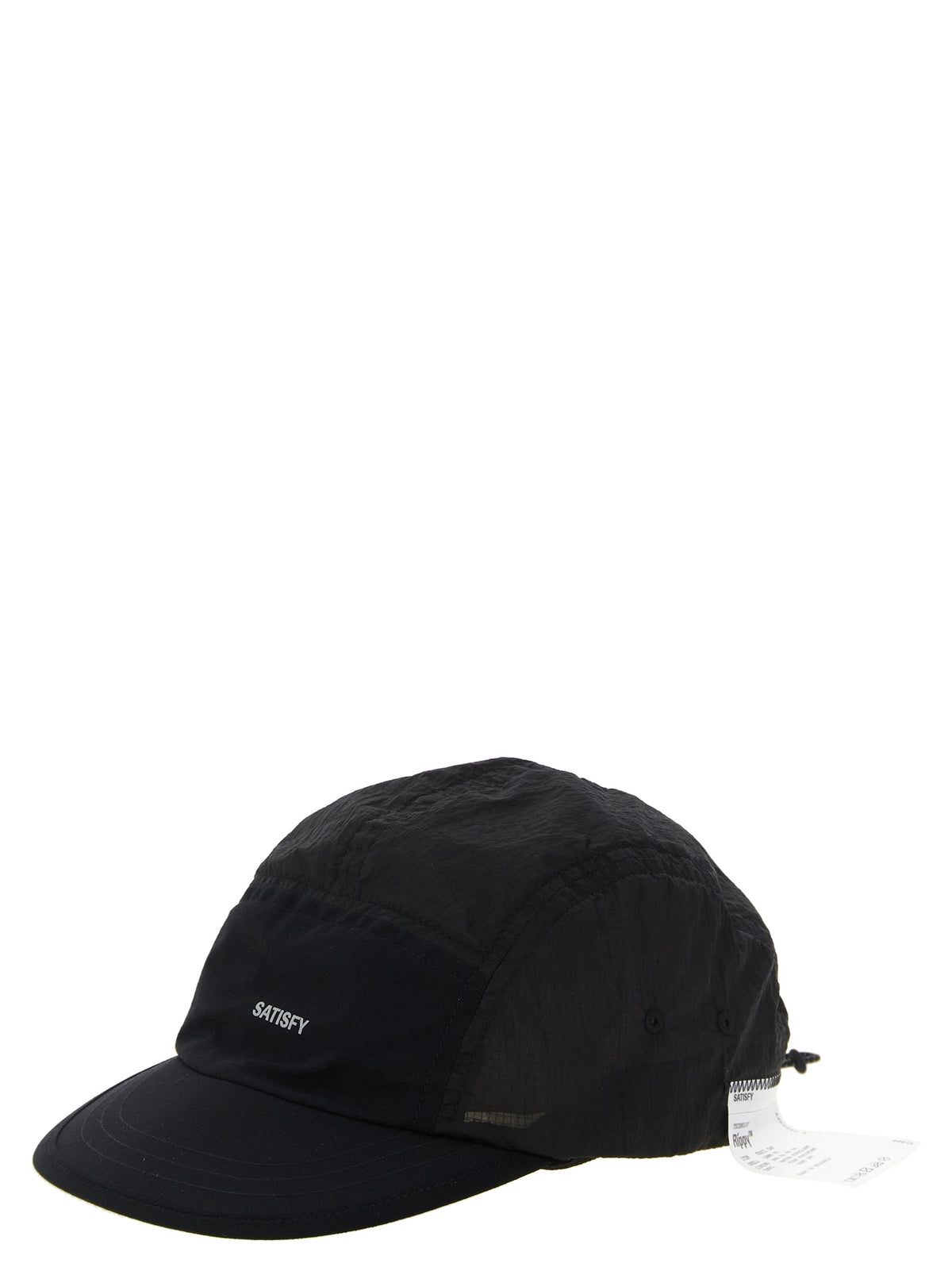 SATISFY Black Polyamide Cap (Baseball Hat)