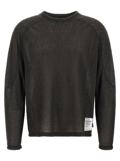 SATISFY Gray Polyester Cardigan