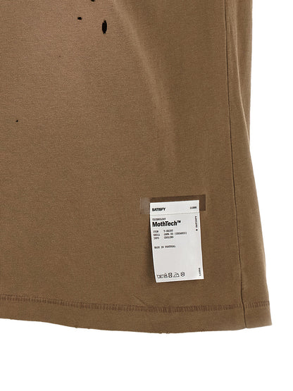 SATISFY Brown Cotton T-Shirt