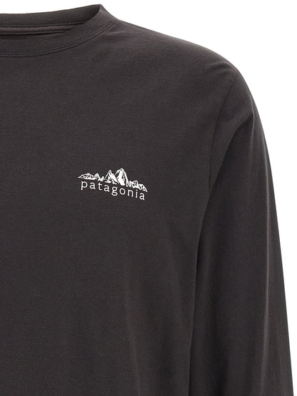 PATAGONIA Black Cotton T-Shirt