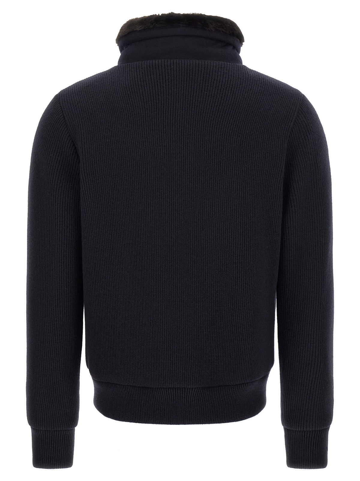 MooRER Blue Wool Bomber