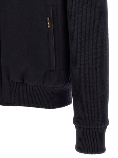 MooRER Blue Wool Bomber