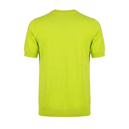Malo Green Cotton Men Sweater