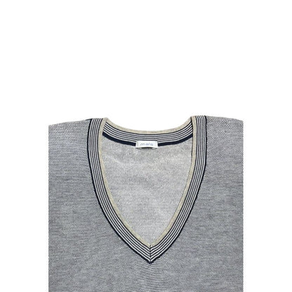 Malo Blue Cotton Men Sweater