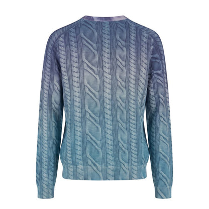 Malo Blue Wool Men's Sweater