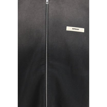 Sweatshirt Hoodie by Represent for men in cotton gradient & gray features an luminous silhouette, showcasing a sophisticated hooded neckline and for a truly luminous look.