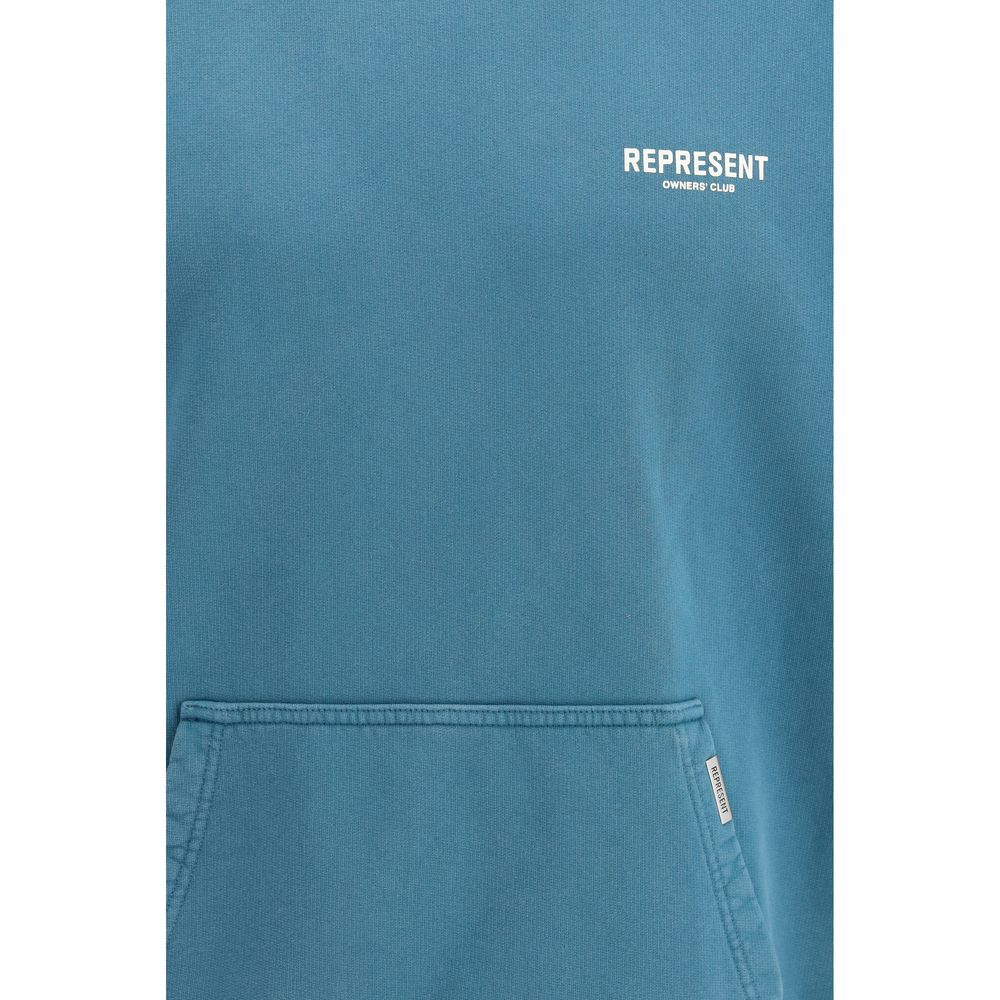 Represent Blue Cotton Sweatshirt