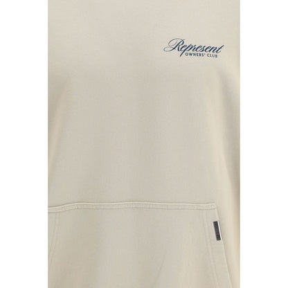 Represent Beige Cotton Sweatshirt