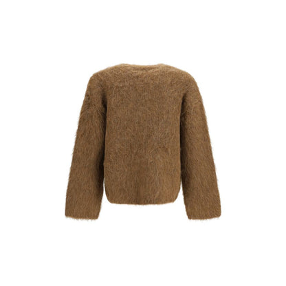 SÉFR Brown Spandex Cardigan
