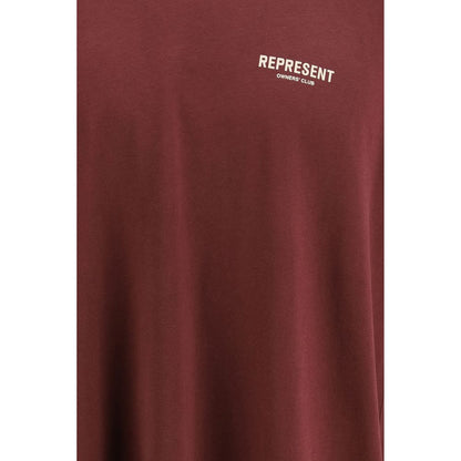 Represent Bordeaux Cotton T-Shirt