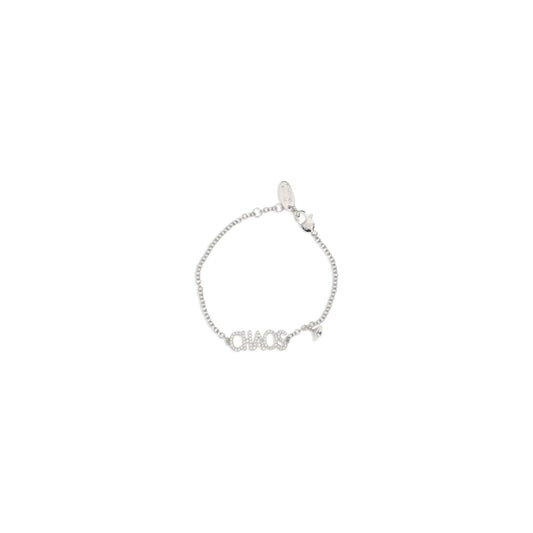 This Bracelet by Vivienne Westwood for women in ethylene vinyl acetate rubber & wool and silver showcases a exquisite silhouette, highlighting the intricate chain charm bracelet design from the Orb Women's Chain Charm Silver Brass & Crystal Bracelet collection for a exquisite aesthetic.