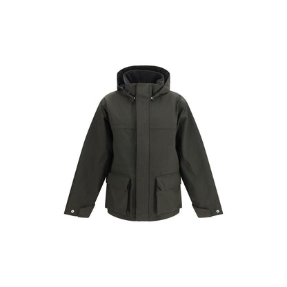 GR10K Black Polyester Parka
