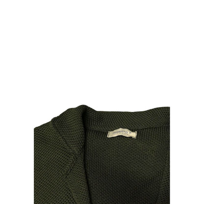 Roberto Pepe Luxury Green Wool Men's Sweater