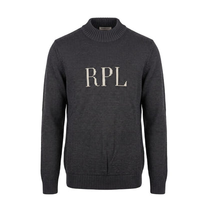 Roberto Pepe Luxury Grey Wool Men Sweater