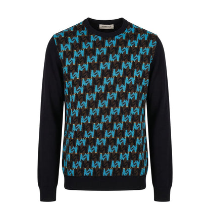 Roberto Pepe Luxury Light Blue Wool Men's Sweater
