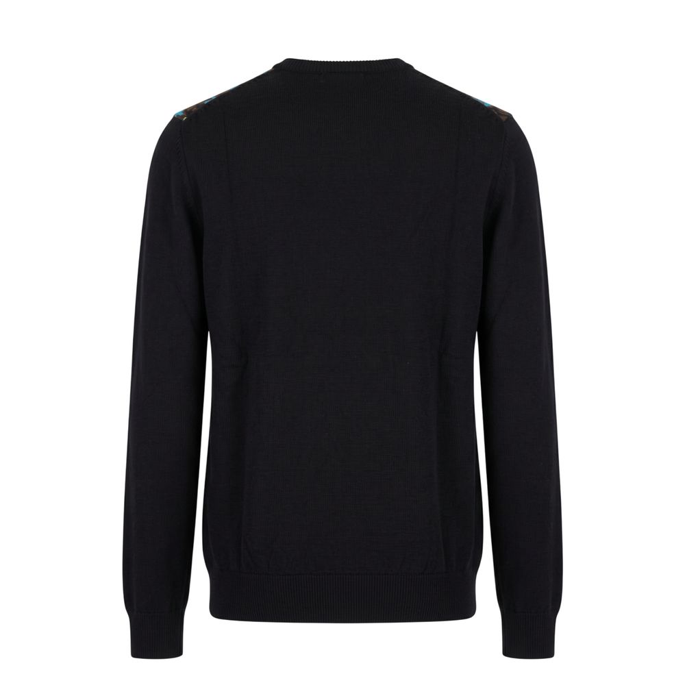 Roberto Pepe Luxury Light Blue Wool Men's Sweater